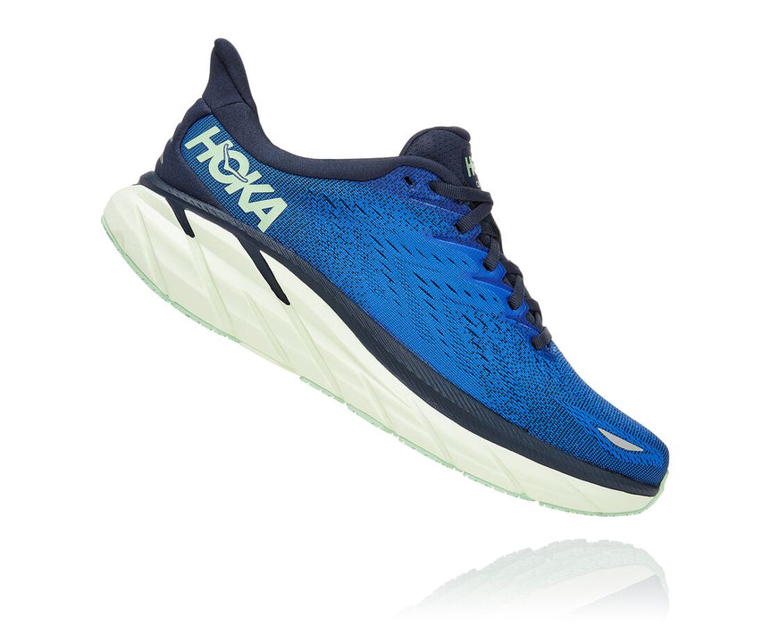 Hoka One One Men's Clifton 8 -  Dazzling Blue/Outer Space