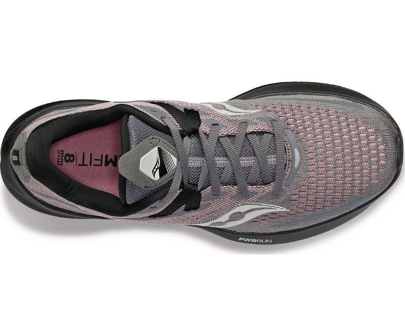 Saucony Women's Ride 15 - Charcoal/Shell — Playtri Delafield